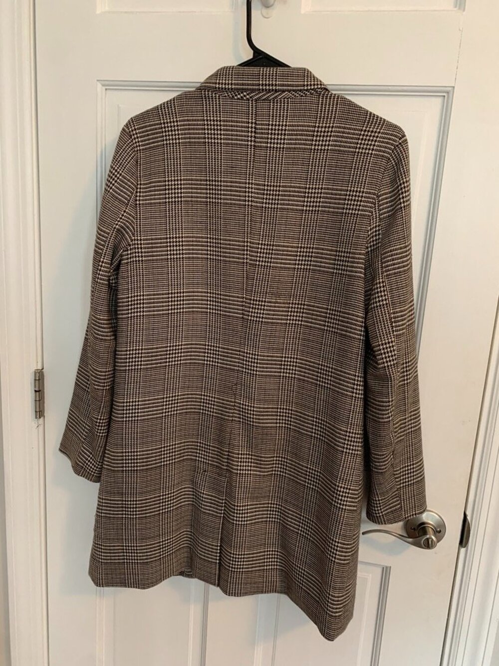 Anthropologie Plaid Blazer Button up Jacket Size S Oversized - Picture 3 of 5
